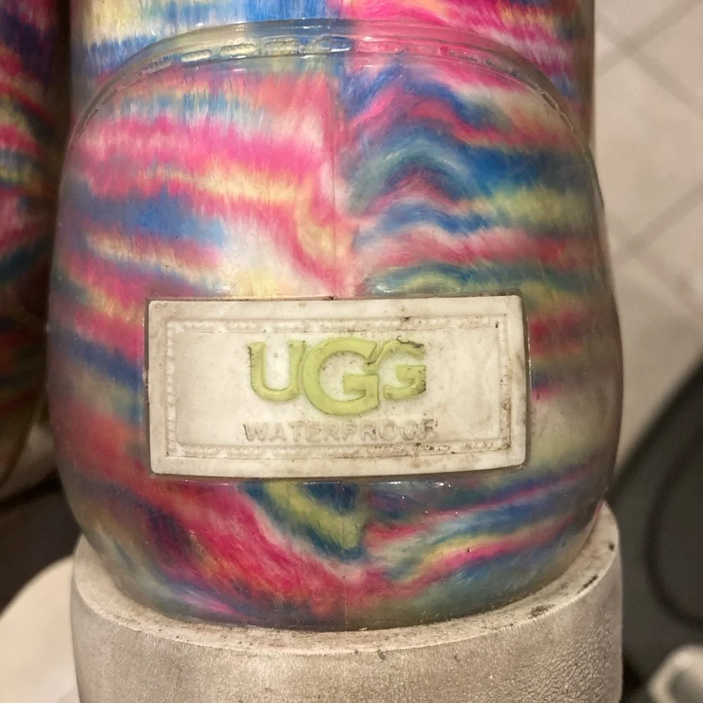 UGG Multicolor Kids Rain Boots
